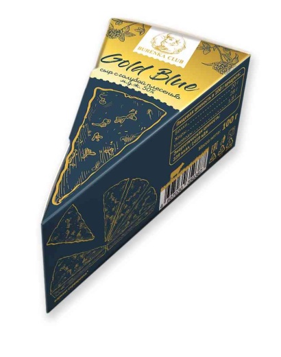 Сыр с голубой плесенью Gold Blue BURЁNKA CLUB 50% 100 г